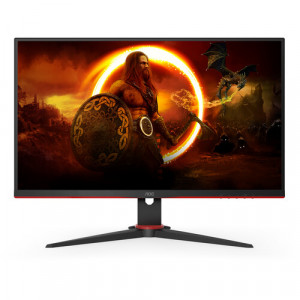 AOC 27G2SE Gaming Monitor - 27" FHD (1920 x 1080), VA, Tilt, HDMI, DP, VGA, 350 nits, 165 Hz