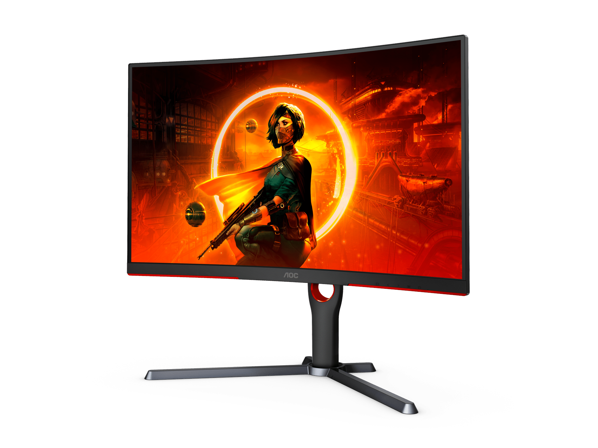 AOC C27G3 Curved Gaming Monitor 27” FHD (1920 × 1080), VA, Tilt