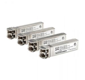 HPE MSA (C8R24B) Accessories - 16Gb Short Wave Fibre Channel SFP+ 4‑pack Transceiver