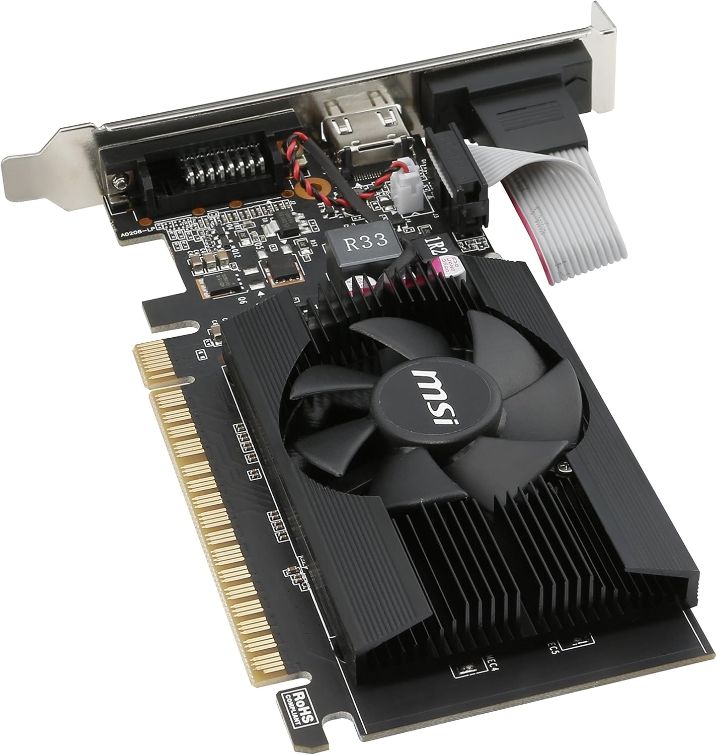 Graphics Card Msi Geforce Gt 710 2gd3h 710 2gd3h Graphics Card Gt