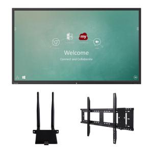 ViewSonic IFP9850-E1 Interactive Display - 98" 4K (3840 x 2160) 350 nits @ 60 Hz LCD, Infrared Multi-Touch, Wi-Fi Module, Wall Mount Kit