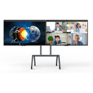 DTEN D7 DB70455DSBUN All In One Dual Interactive Display - 55" 4K (3840 x 2160) LCD, Capacitive Touch