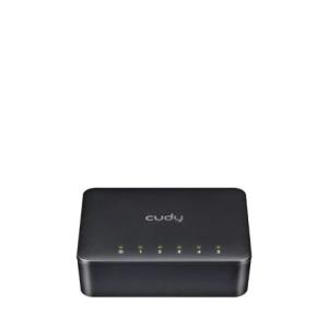 Cudy Unmanaged Desktop FS105D Switch - 1 Gbps switching Bandwidth, Throughput up to 0.744 Mpps, 5 x RJ45