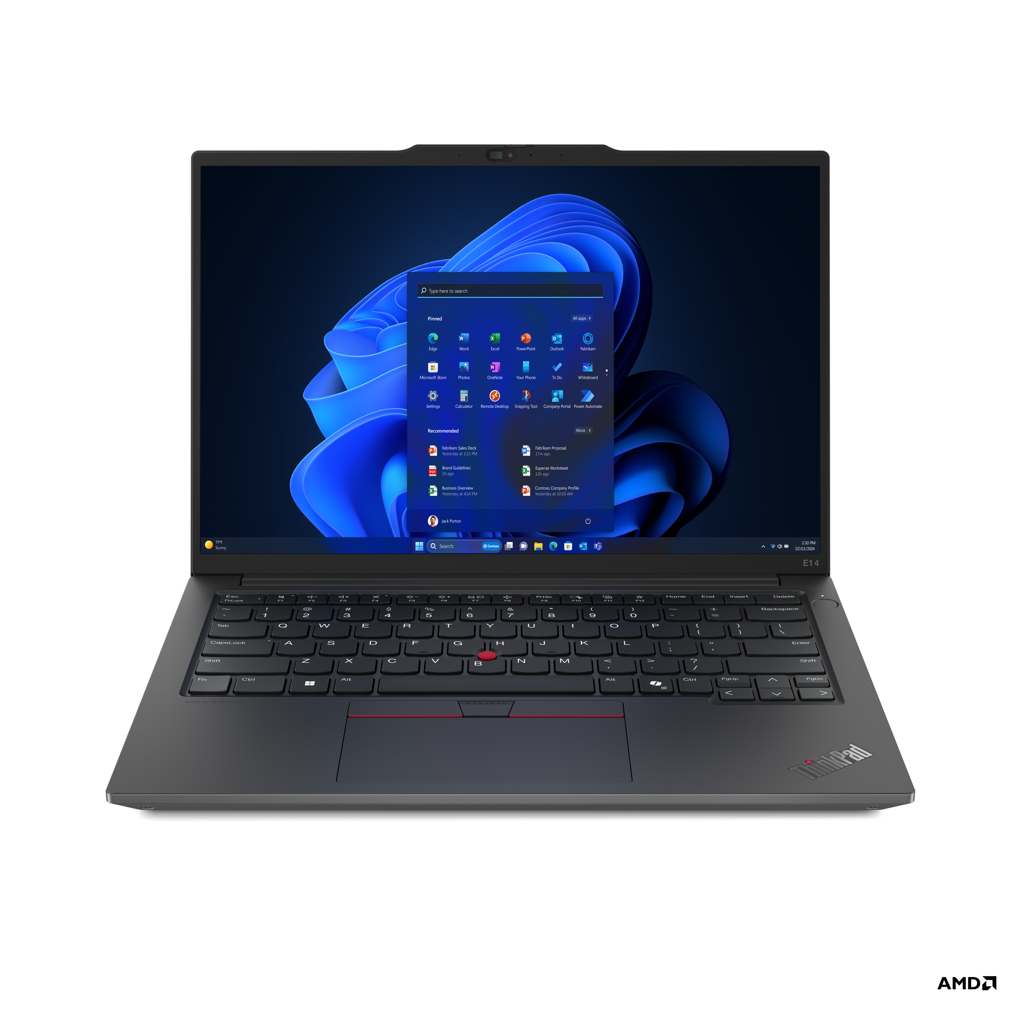 LENOVO THINKPAD E14 GEN 6 Laptop - AMD Ryzen 7-7735U, 16GB, 512GB