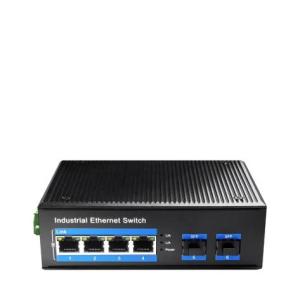 Cudy IG1004S2P Switch - 20 Gbps switching Bandwidth, Throughput up to 15 Mpps, 120W PoE Capability, 4 x PoE RJ45, 2 x SFP Slots