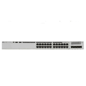 Cisco Catalyst 9200L Series C9200L-24T-4G Switch | 24 Ports 2 GB DRAM 4GB Flash 4x 1G fixed uplinks, 56 Gbps ﻿Switching Capacity
