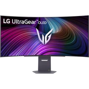 LG 45GR95QE-B UltraGear Curved Gaming Monitor - 45