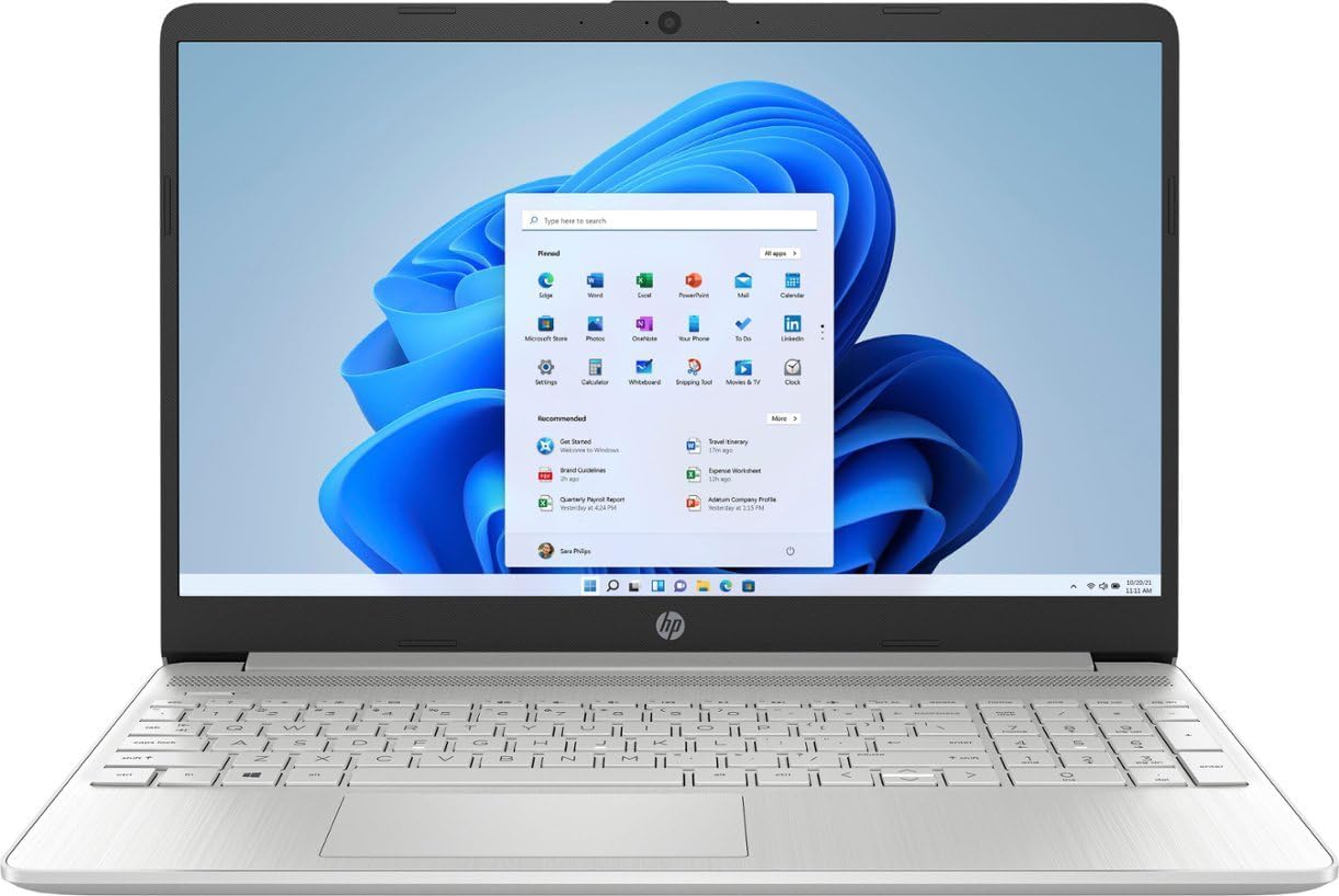 HP 15S FQ0007NIA Laptop - Intel Celeron N4120, 4GB, 256GB, 15.6