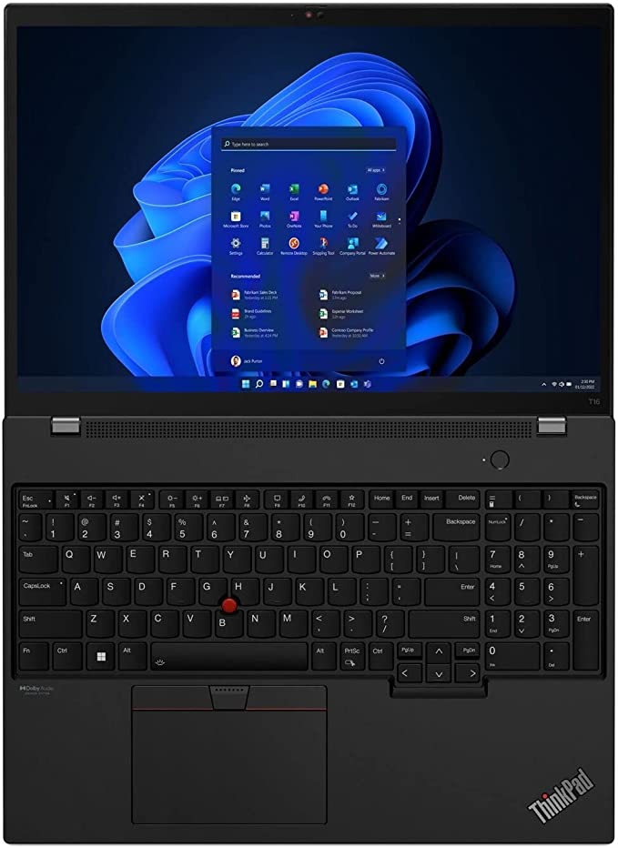 Windowsノート本体 Lenovo THINKPAD T16 Gen1 i7 32GB 512GB Lenovo ThinkPad T16 Gen 1 Laptop - i7-1260P, 16GB, 512GB SSD