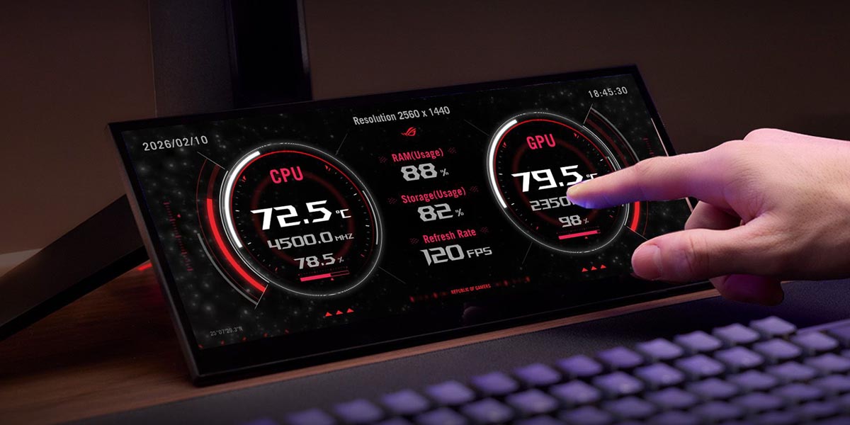 ASUS Introduces 24:9 ROG Strix XG129C for Desktop Setups