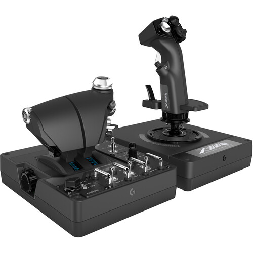 Flight sim hot joystick and yoke