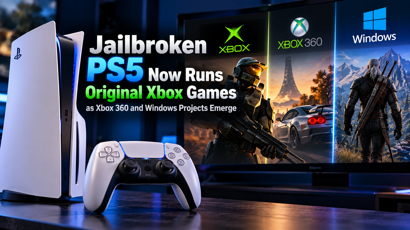 Jailbroken PS5 Now Runs Original Xbox Games as Xbox 360 and