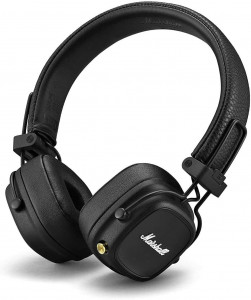 Marshall Major IV Headphone | 3.5mm Jack, Ear-Pad, Bluetooth, Black
