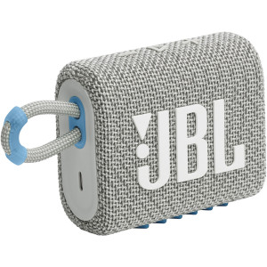 JBL Bluetooth GO3 Speaker | Bluetooth V5.1, IP67 Waterproof, Dustproof, White