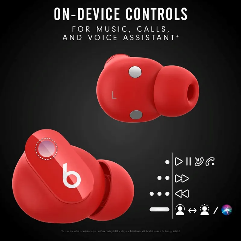Beats Studio MJ503CH Buds - Battery life-8 hours, Active Noise