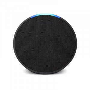 Amazon Echo Pop 1st Gen Smart Speaker | With Alexa Charcoal, Alexa Built-in, Alarm Clock, Voice Control