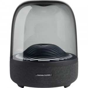 Harman Kardon Aura Studio 3 Speaker - Bluetooth, 360 Sound, Ambient Light, Black