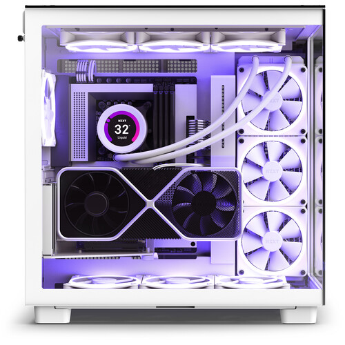 NZXT H9 Elite All White PC Build! 