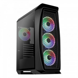 AeroCool Aero One Duo ARGB Mid Tower Case - 327mm, 161mm CPU, ATX, micro ATX, mini-ITX