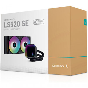 DEEPCOOL AIO Liquid Cooler LS520 SE - 120 mm Fan Size, 500 to 2250 RPM, 4-pin PWM, LGA 1150, RGB