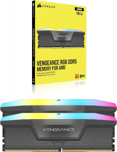 CORSAIR VENGEANCE Memory RAM - 64GB (2x32GB), DDR5, 4800MHz SPD Speed, 6000 MT/s Tested Speed