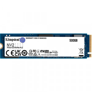 Kingston SNV2S 500G Storage - M.2 2280, NVMe, 3,500MB/s R, 2,100MB/s W, SSD