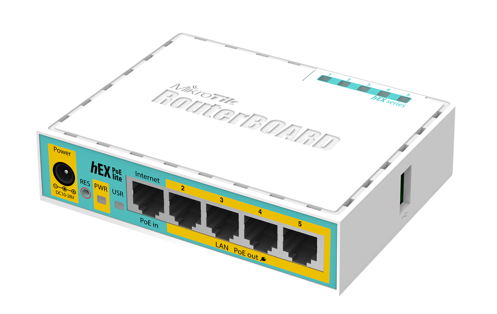 MikroTik有線LANルーターhEX【RB750Gr3】 Amazon.com: Mikrotik hEX RB750Gr3 5-port Ethernet Gigabit