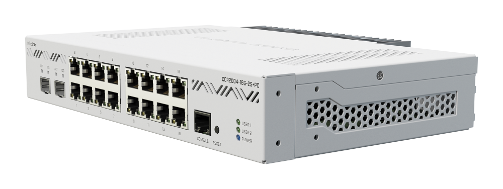 MikroTik CCR2004-16G-2S+PC Wired Router - Wired for Home and