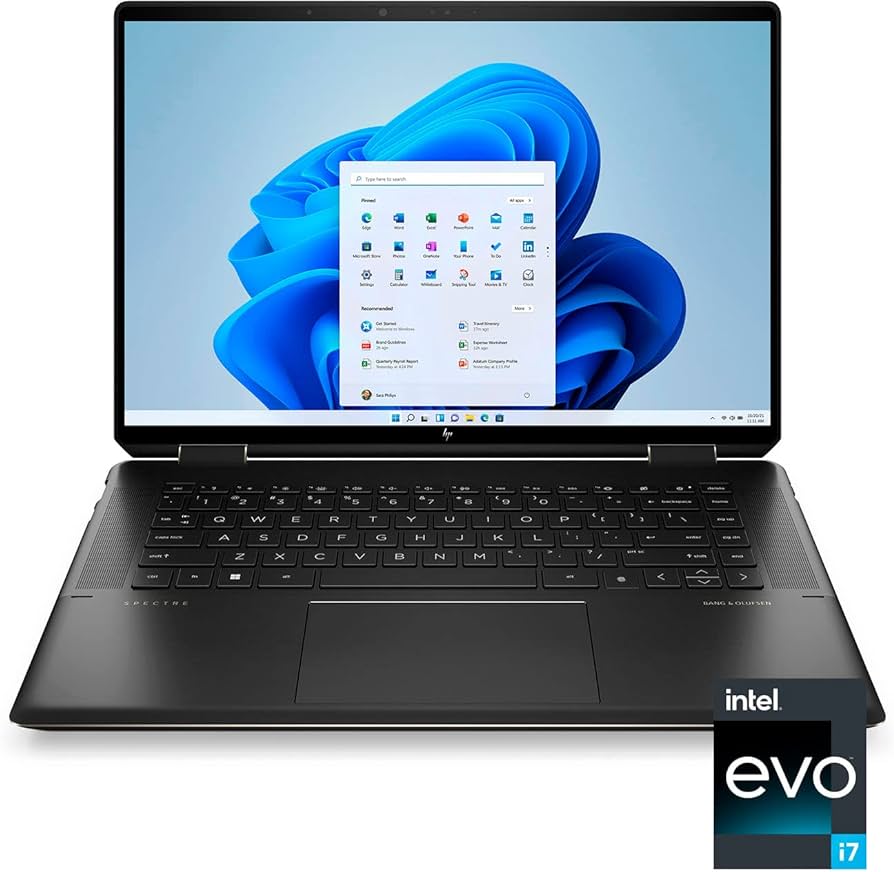 HP SPECTRE 16-F1023DX Laptop - 12th Gen, i7-1260P, 16GB, 1TB SSD
