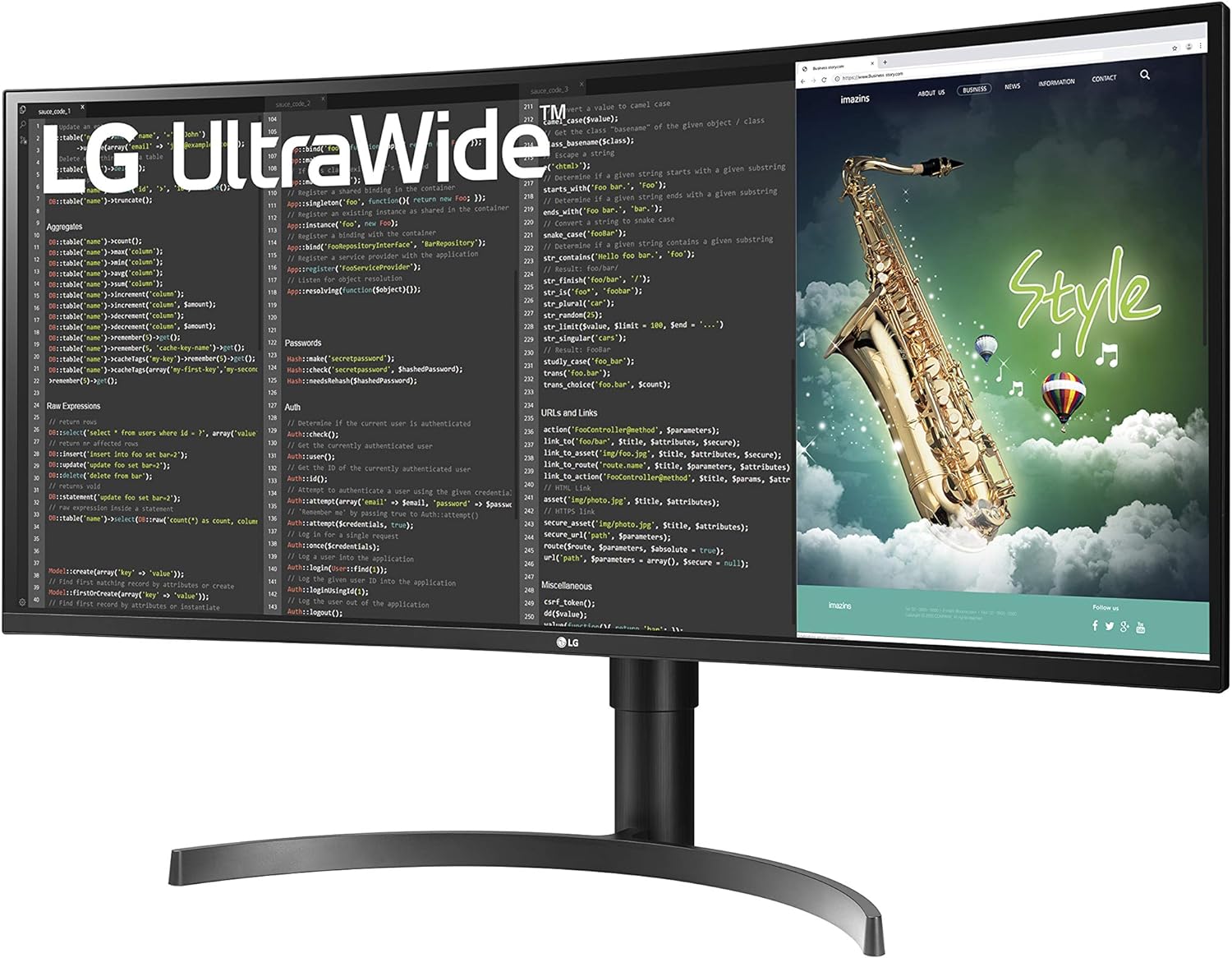 LG 35WN75C-B 35インチ ウルトラワイドモニター　　85920 35'' Curved UltraWide QHD HDR Monitor - 35WN75C-B | LG USA