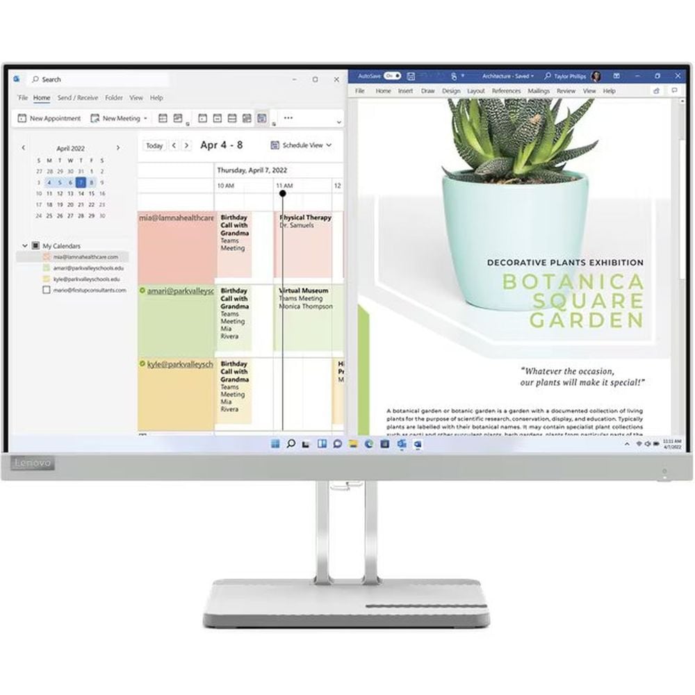 Lenovo L24e-30 (23.8型/1920×1080/VA)モニター Lenovo Monitor L24e-30 23.8-Inch FHD (1920 x 1080) VA Panel