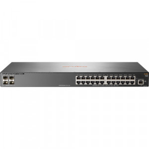 HPE Aruba 2930F (JL259A) Switch - 24 x Gigabit Ethernet Ports, 4 x SFP Gigabit Ethernet Ports, 1 x RJ45 LAN, 1 x Micro-USB