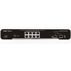 Ruijie (RG-NBS3100-8GT2SFP-P) Switch - 8 x Gigabit Ethernet ports Base-T PoE+ Ports, 2 x SFP Uplink