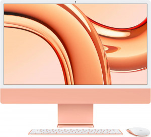 【中古品】Apple iMac M1 16GB/256GB (オレンジ) 2021 Apple M1 iMac 24
