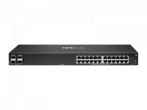 HPE Aruba CX 6100 (JL678A) Switch - 24 x Gigabit Ethernet BASE-T Ports RJ45, 4 x 1G/10G SFP Ports,1 x USB-C, 1 x USB-A