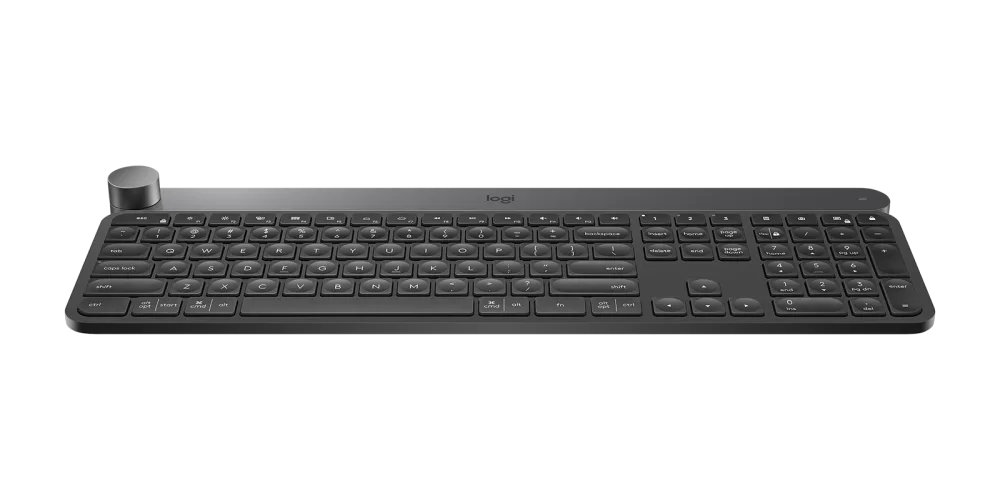 LOGITECH CRAFT Wireless Keyboard - Membrane, 5 million