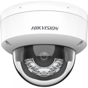 Hikvision 4MP Smart Hybrid Light Fixed Dome (DS-2CD1143G2-LIU) Camera - QHD (2560 × 1440), 1/3" Progressive Scan CMOS Sensor, Fixed focal lens, Weatherproof, Outdoor, PoE Connect power