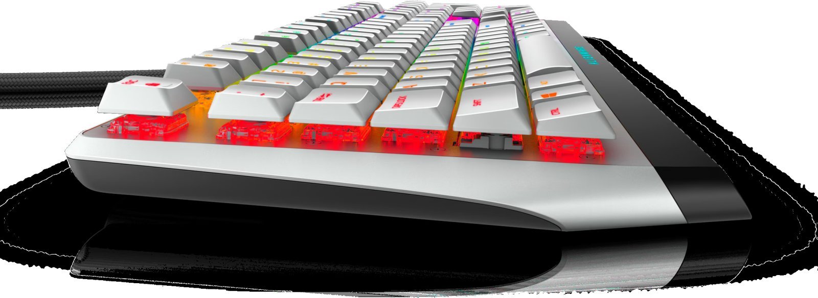 DELL ALIENWARE Low Profile RGB Mechanical Wired Gaming Keyboard