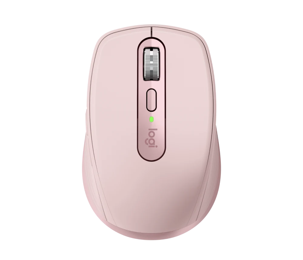 LOGITECH MX ANYWHERE 3S Wireless Mouse - Darkfield High Precision, 1000  DPI, 6 Button, Logi Bolt USB Receiver (Rose)