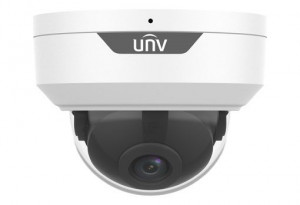 UNV Vandal-resistant IR Fixed Dome Camera - 5MP (2880 x 1620), 1/2.7" 5.0 Megapixel Progressive Scan CMOS Sensor, Fixed 2.8mm @ F1.6 Lens, Outdoor, PoE Connect power