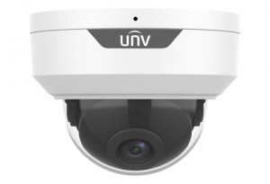 UNV Vandal-resistant IR Fixed Dome Camera - 8MP 4K (3840 x 2160), 1/2.7 Progressive Scan CMOS Sensor, Fixed 4.0 mm @F1.6 Lens, Outdoor, PoE Connect power