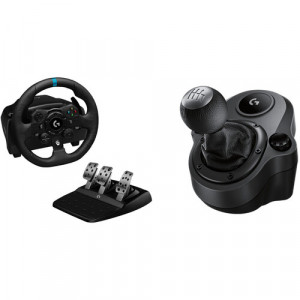 Logitech G G923 TRUEFORCE Sim Racing Wheel and Pedals Kit with Driving Force Shifter (PC, Xbox X|S, Xbox One)