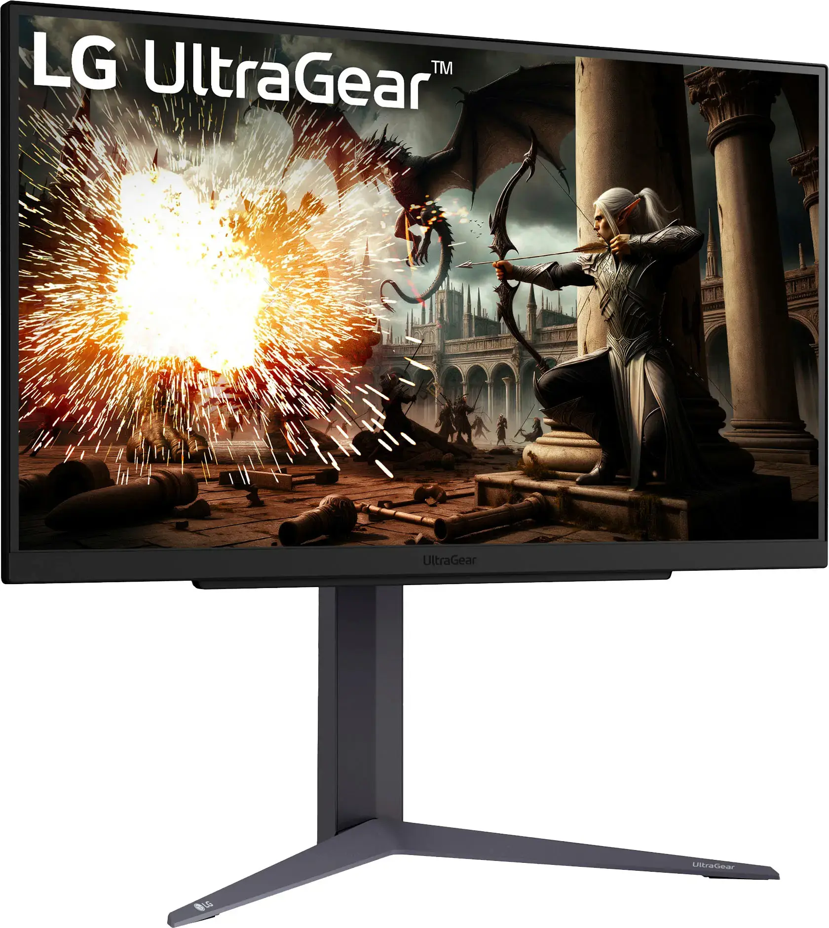 ディスプレイ・モニター本体 UltraGear 27GR75Q-B LG ゲーミングモニター UltraGear ［27型 /WQHD(2560×1440